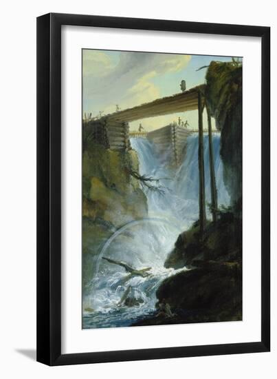 The Weir Near Muehletal East of Innertkirchen-Caspar Wolf-Framed Giclee Print