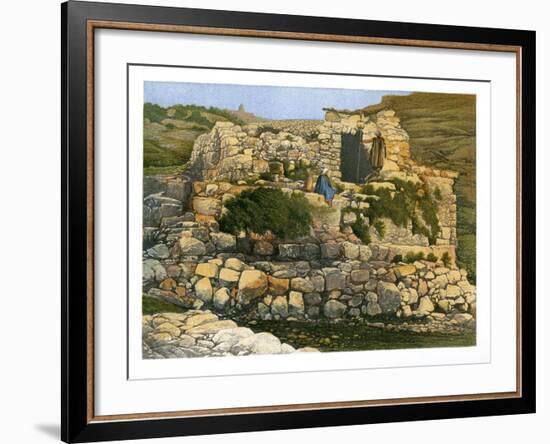 The Well of En-Rogel, Jerusalem, C1870-W Dickens-Framed Giclee Print