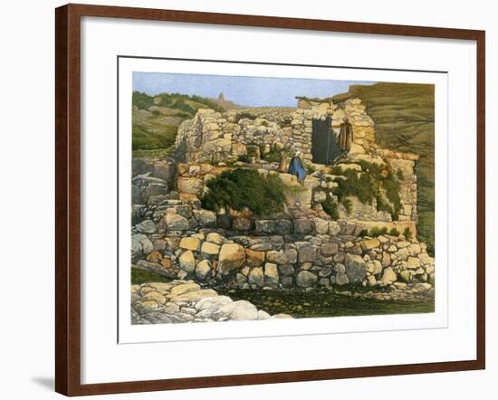The Well of En-Rogel, Jerusalem, C1870-W Dickens-Framed Giclee Print