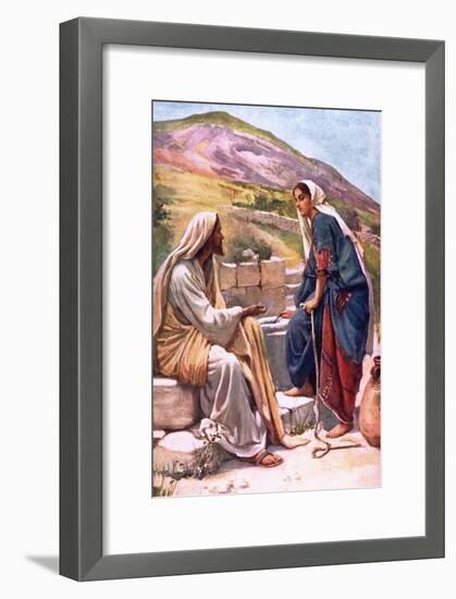 The Well of Sychar-Harold Copping-Framed Giclee Print