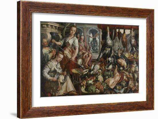 The Well-Stocked Kitchen, 1566-Joachim Beuckelaer-Framed Giclee Print