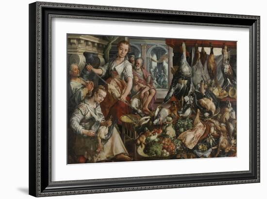 The Well-Stocked Kitchen, 1566-Joachim Beuckelaer-Framed Giclee Print