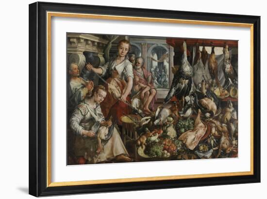 The Well-Stocked Kitchen, 1566-Joachim Beuckelaer-Framed Giclee Print