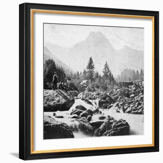 The Wellhorn at Rosenlain, Switzerland, Early 20th Century-Underwood & Underwood-Framed Giclee Print