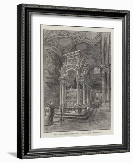 The Wellington Monument in St Paul's Cathedral-Frank Watkins-Framed Giclee Print