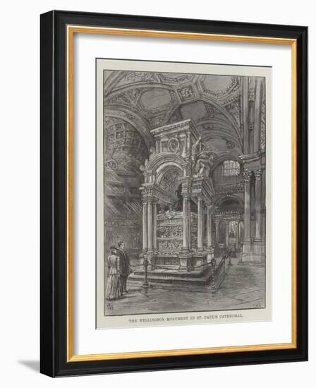 The Wellington Monument in St Paul's Cathedral-Frank Watkins-Framed Giclee Print