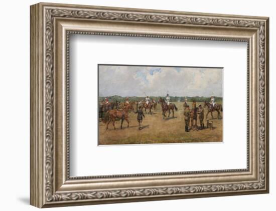 The Welsh Guard's Polo Team-Lionel Edwards-Framed Premium Giclee Print