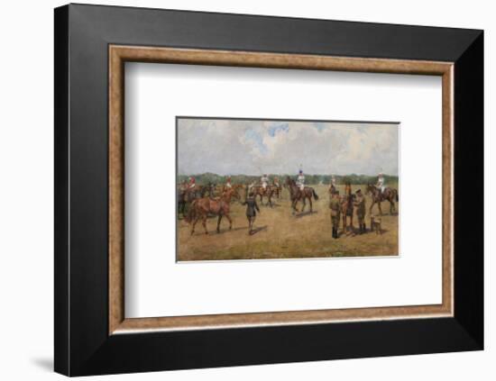 The Welsh Guard's Polo Team-Lionel Edwards-Framed Premium Giclee Print