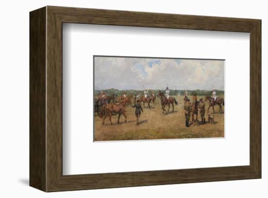 The Welsh Guard's Polo Team-Lionel Edwards-Framed Premium Giclee Print