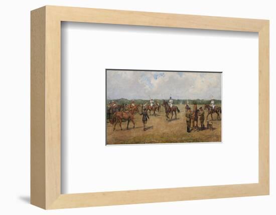 The Welsh Guard's Polo Team-Lionel Edwards-Framed Premium Giclee Print