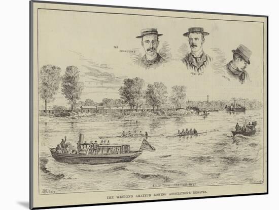 The West-End Amateur Rowing Association's Regatta-Thomas Harrington Wilson-Mounted Giclee Print