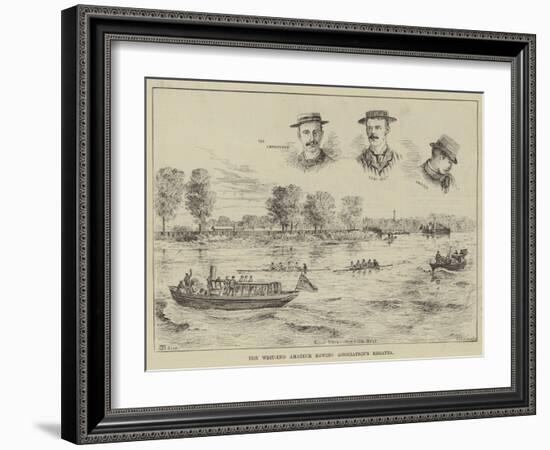 The West-End Amateur Rowing Association's Regatta-Thomas Harrington Wilson-Framed Giclee Print
