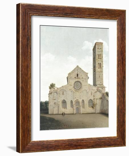 The West Facade of the Church of Saint Mary in Utrecht-Pieter Saenredam-Framed Giclee Print