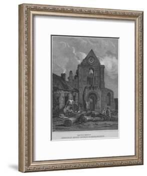 'The West Front of Jedburgh Abbey Church Roxburghshire', 1814-John Greig-Framed Giclee Print