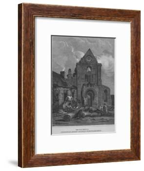 'The West Front of Jedburgh Abbey Church Roxburghshire', 1814-John Greig-Framed Giclee Print