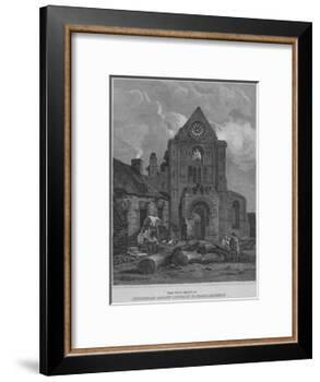 'The West Front of Jedburgh Abbey Church Roxburghshire', 1814-John Greig-Framed Giclee Print