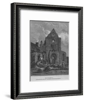 'The West Front of Jedburgh Abbey Church Roxburghshire', 1814-John Greig-Framed Giclee Print