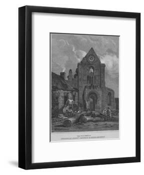 'The West Front of Jedburgh Abbey Church Roxburghshire', 1814-John Greig-Framed Giclee Print