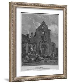 'The West Front of Jedburgh Abbey Church Roxburghshire', 1814-John Greig-Framed Giclee Print