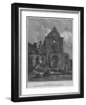 'The West Front of Jedburgh Abbey Church Roxburghshire', 1814-John Greig-Framed Giclee Print