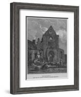 'The West Front of Jedburgh Abbey Church Roxburghshire', 1814-John Greig-Framed Giclee Print