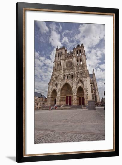 The West Front of Notre Dame D'Amiens Cathedral-Julian Elliott-Framed Photographic Print