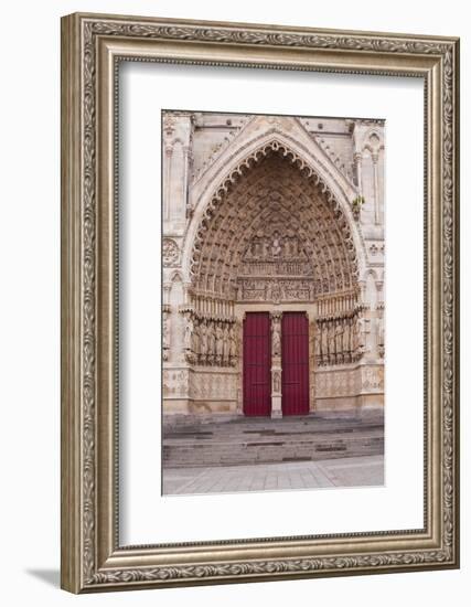 The West Front of Notre Dame D'Amiens Cathedral-Julian Elliott-Framed Photographic Print