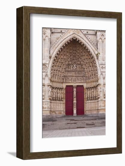 The West Front of Notre Dame D'Amiens Cathedral-Julian Elliott-Framed Photographic Print