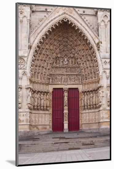 The West Front of Notre Dame D'Amiens Cathedral-Julian Elliott-Mounted Photographic Print