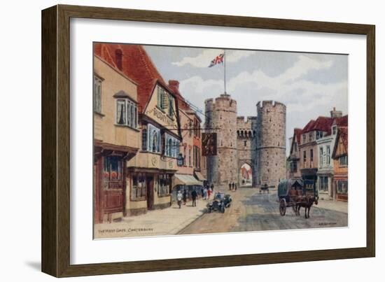 The West Gate, Canterbury-Alfred Robert Quinton-Framed Giclee Print