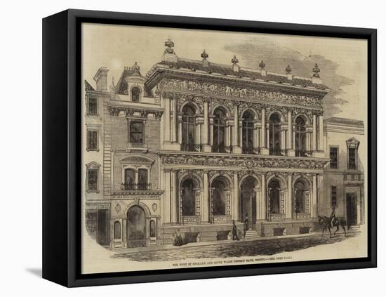 The West of England and South Wales District Bank, Bristol-null-Framed Premier Image Canvas