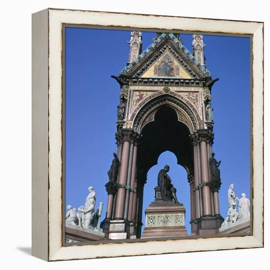 The West Side of the Albert Memorial, 19th Century-CM Dixon-Framed Stretched Canvas