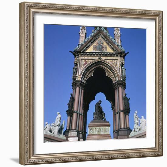 The West Side of the Albert Memorial, 19th Century-CM Dixon-Framed Photographic Print