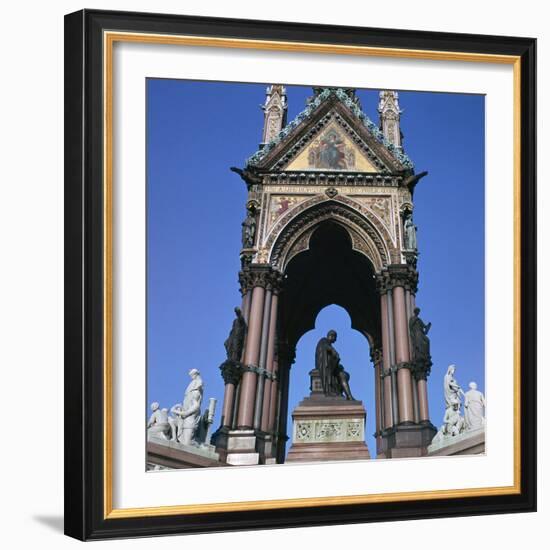 The West Side of the Albert Memorial, 19th Century-CM Dixon-Framed Photographic Print