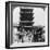 The West Side of the Five-Storey Yasaka Pagoda, Kyoto, Japan, 1904-Underwood & Underwood-Framed Photographic Print