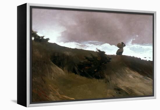 The West Wind, 1891 (Oil on Canvas)-Winslow Homer-Framed Premier Image Canvas