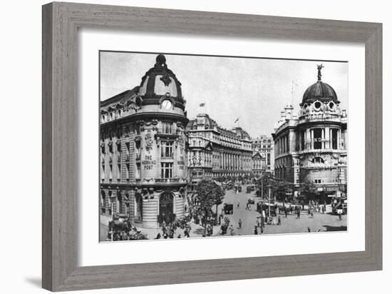 The Western Entrance to the Aldwych Crescent, London, 1926-1927-McLeish-Framed Giclee Print