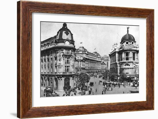 The Western Entrance to the Aldwych Crescent, London, 1926-1927-McLeish-Framed Giclee Print