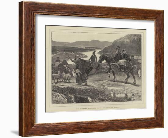 The Western Highlands, Connemara, Going to Market-William Small-Framed Giclee Print