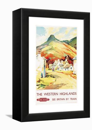 The Western Highlands, Poster Advertising British Railways, 1955-null-Framed Premier Image Canvas