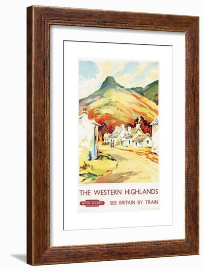 The Western Highlands, Poster Advertising British Railways, 1955-null-Framed Giclee Print