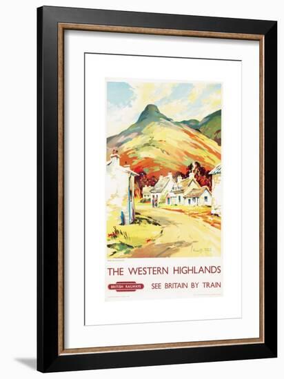 The Western Highlands, Poster Advertising British Railways, 1955-null-Framed Giclee Print