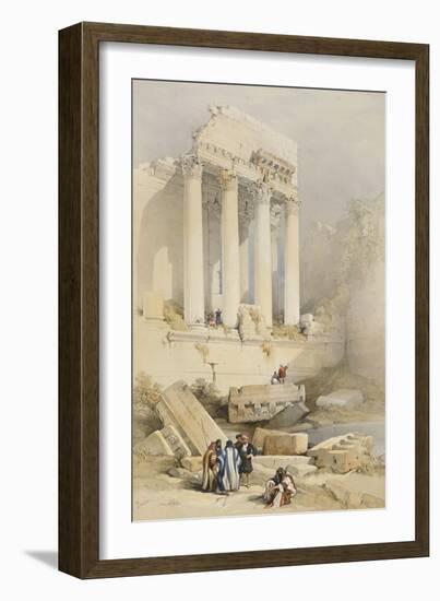 The Western Portico, Baalbec-David Roberts-Framed Giclee Print