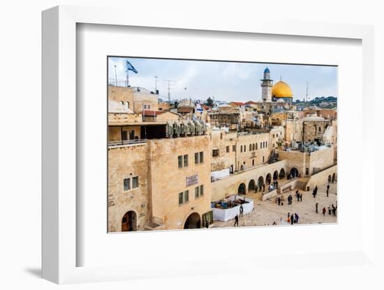 The Western Wall,Temple Mount, Jerusalem, Israel-Zhukov-Framed Photographic Print