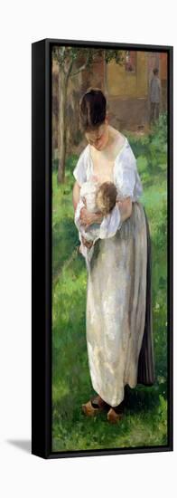 The Wet Nurse-Alfred Roll-Framed Premier Image Canvas