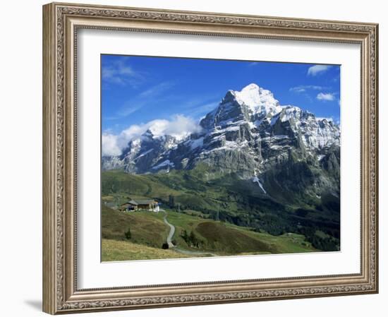 The Wetterhorn, Near Grindelwald, Bernese Oberland, Swiss Alps, Switzerland-Hans Peter Merten-Framed Photographic Print