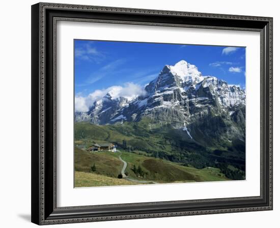 The Wetterhorn, Near Grindelwald, Bernese Oberland, Swiss Alps, Switzerland-Hans Peter Merten-Framed Photographic Print