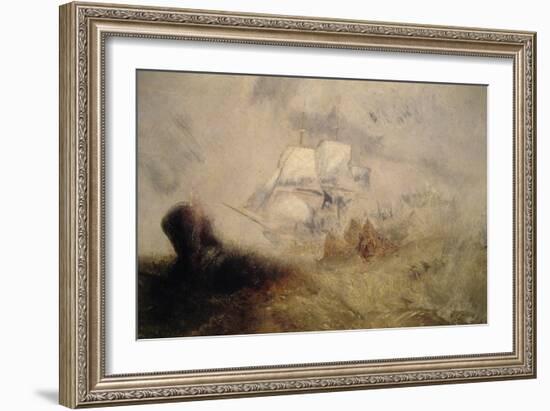 The Whale Ship-J. M. W. Turner-Framed Art Print