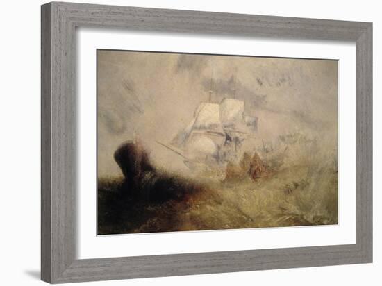 The Whale Ship-J. M. W. Turner-Framed Art Print