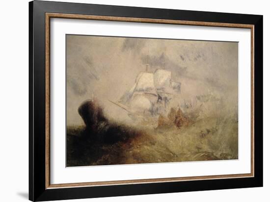 The Whale Ship-J. M. W. Turner-Framed Art Print